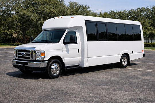 18-passenger mini coach Boston